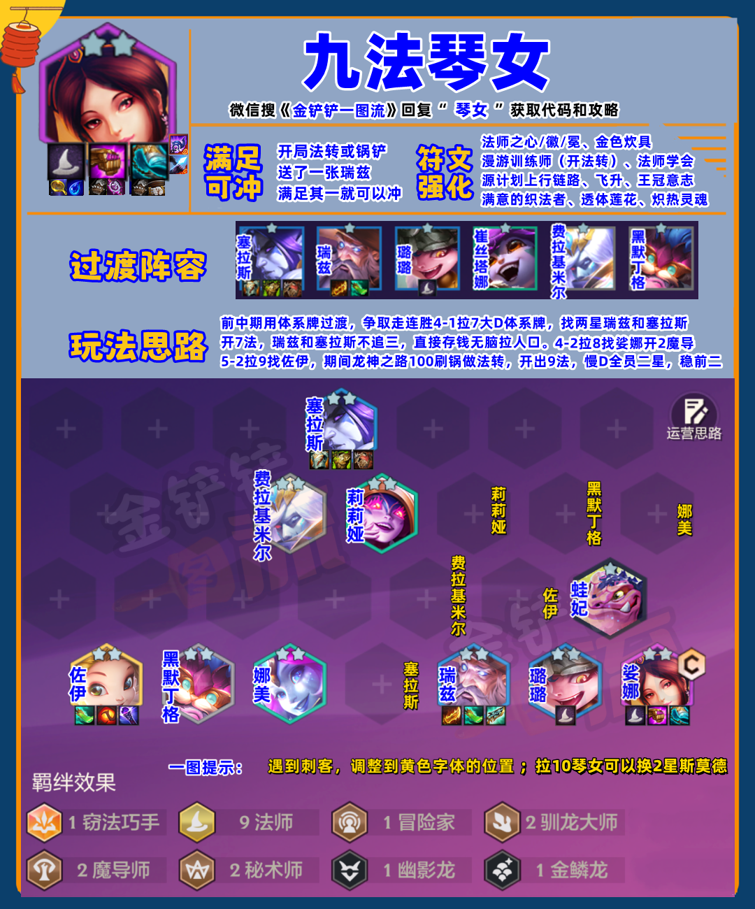 「九法琴女」S7隐藏的彩色羁绊，7秒钟结束战斗！